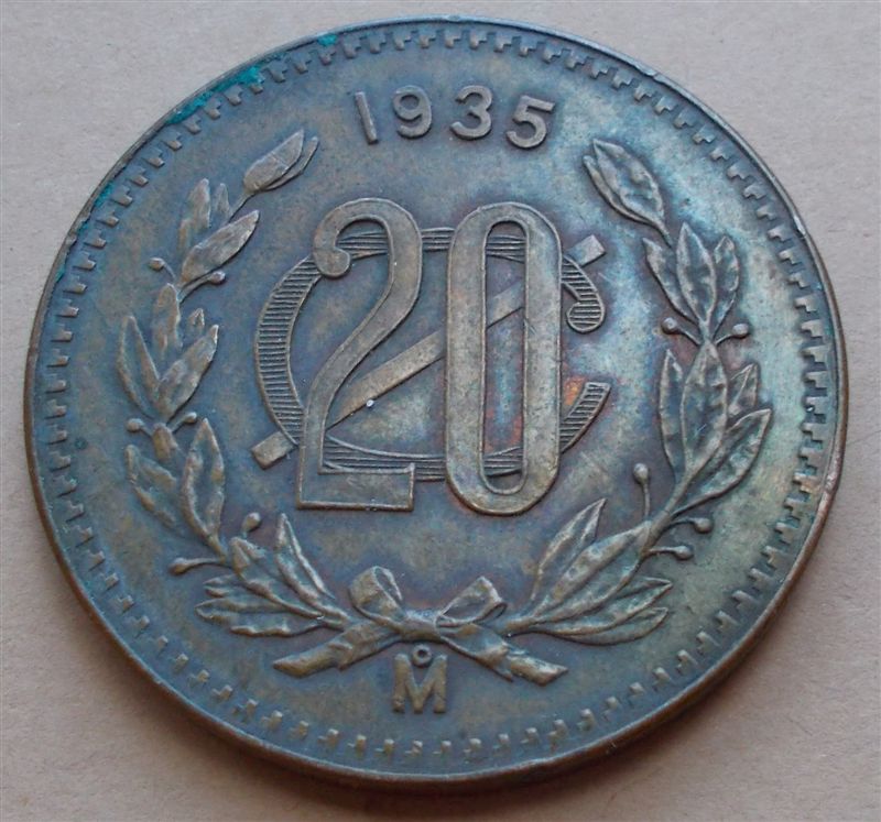 1935-Mexico-20-Centavos